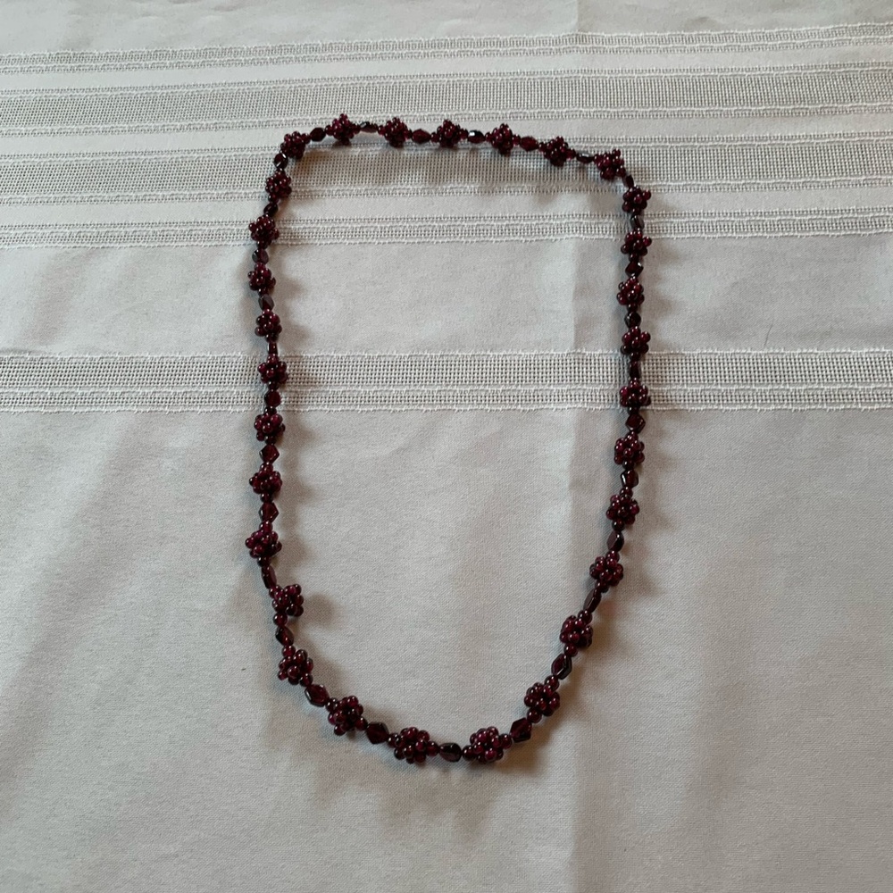 Garnet necklace